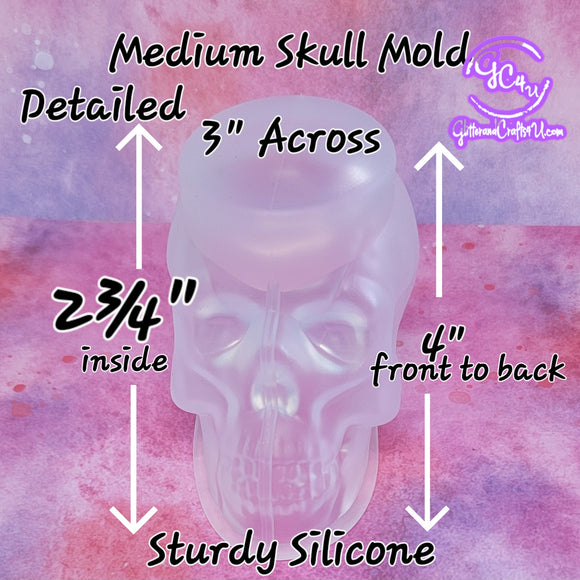Medium Skull Mold 3D