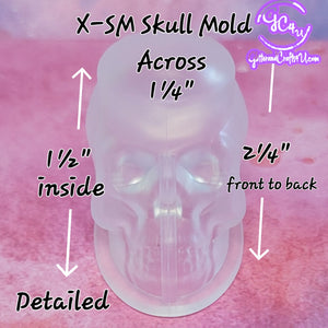 X-Small Skull Mold 3D