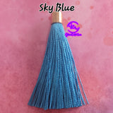 Satin Tassels - Assorted Colors -  Add them to your Keychains! 2 per pack