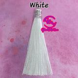 Satin Tassels - Assorted Colors -  Add them to your Keychains! 2 per pack