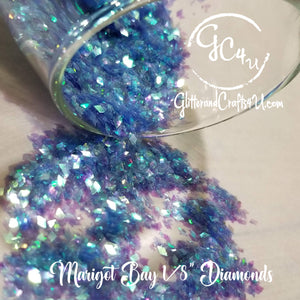 ALL Color Shifting 1/8" Diamonds Polyester Glitter - Marigot Bay - All Diamonds