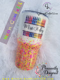 .094 & .062 Hex Ultra Premium Chunky Polyester Glitter Neon Confetti Mix
