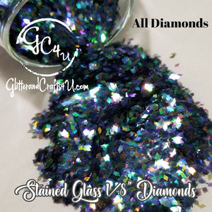 Diamond Color Shift Polyester Glitter - Stained Glass - All Diamonds