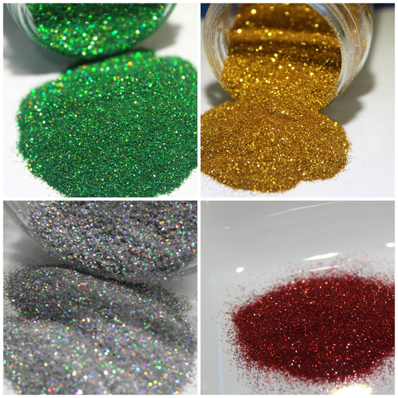 Holiday Mix .008  Holographic Glitter Savings Pack