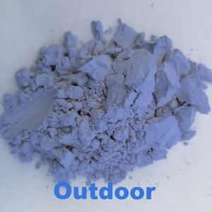 Photochromic Pigment Powder - Sunlight Activated - White to Sky Blue