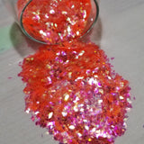 ALL 1/8" Diamond Ultra Premium Color Shift Iridescent Polyester Glitter - Coral Extreme Diamonds