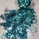 ALL 1/8" Diamond Ultra Premium Metallic Polyester Glitter - Ocean Mist Diamonds