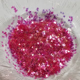 4 Point Star Glitter - Magical Passion Berry