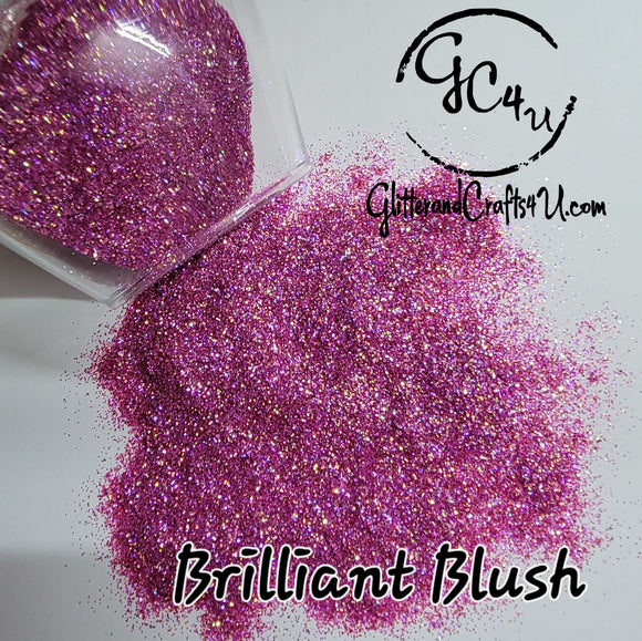 .015 Ultra Premium Polyester Iridescent Glitter Mix - Brilliant Blush