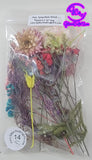 LOTS of Dried Flowers in Reusable Box MORE FLOWERS!, STUFFED FULL!