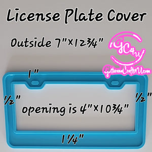 License Plate Cover Mold - Premium