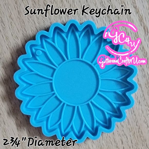 Sunflower Keychain Mold