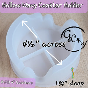 Hollow/Wavy Coaster Holder Mold