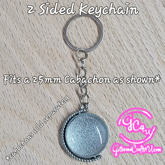 2 Sided  Keychain