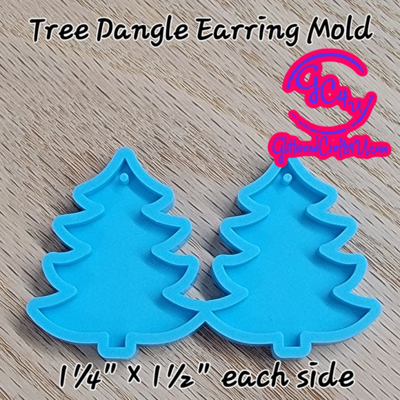 Tree Dangle Earring Mold
