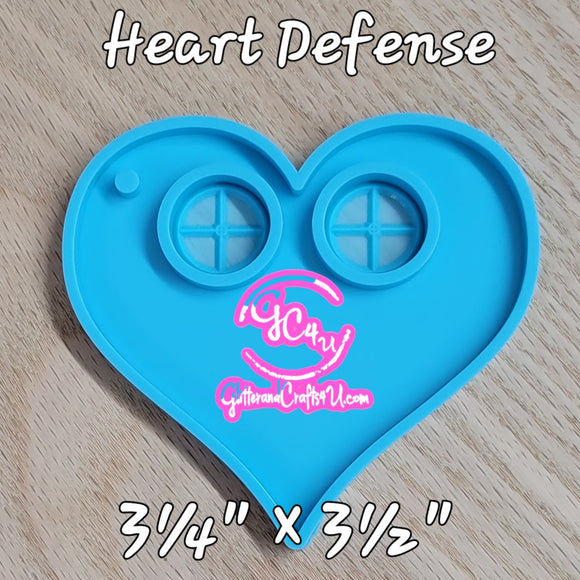 Heart Defense Keychain Mold