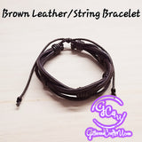 Leather Bracelets - Many to Choose From
