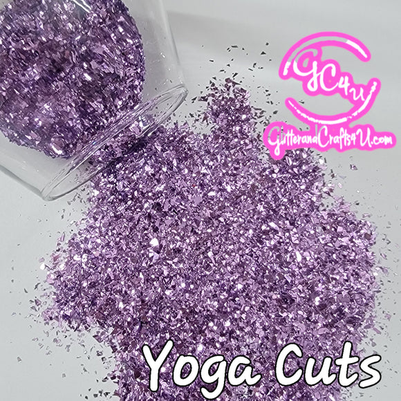 Ultra Premium Iridescent Polyester Glitter Pieces - Yoga Cuts