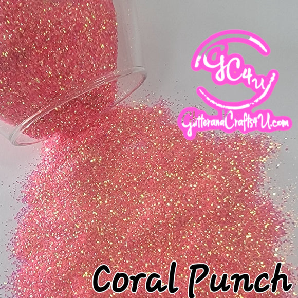.015 Hex Color Shift Glitter - Coral Punch