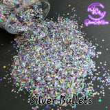 .062 with 1mm Dots Glitter Mix - Silver  - NEW!!!!