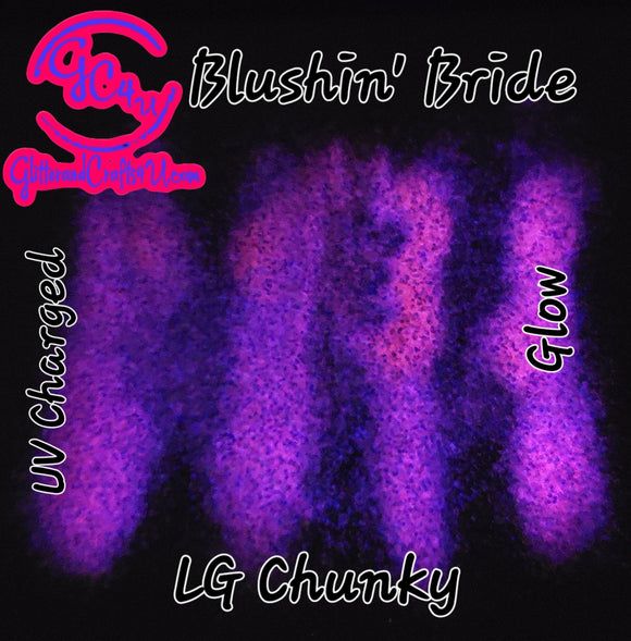 Lg Chunky Glow in the Dark Glitter Mix - Blushin' Bride