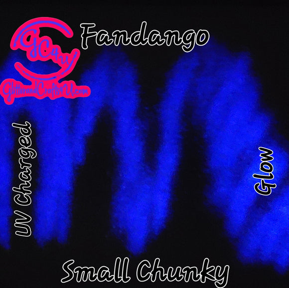 Small Chunky Glow in the Dark Glitter Mix - Fandango