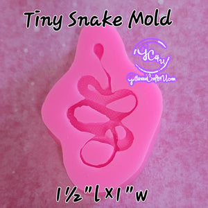 Tiny Pink Snake Mold