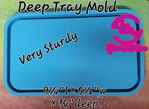 Deep Rectangular Tray Mold