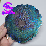 Geode Coaster Mold with hole-5inch