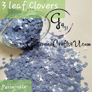 3 Leaf Clovers - Periwinkle