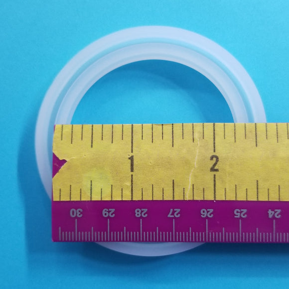 60mm Rounded/Flat Silicone Bangle Bracelet Keychain Mold