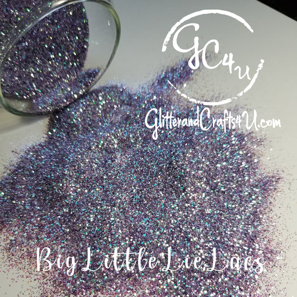 .008 & .015 Hex Ultra Premium Metallic & Iridescent Polyester Glitter - Big Little Lie Lacs