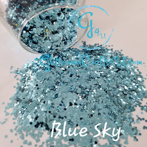 .062 Ultra Premium Metallic Polyester Glitter - Blue Sky