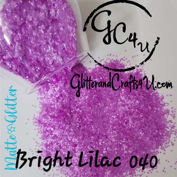 Ultra Premium Matte Polyester Glitter - Bright Lilac 040