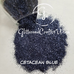 .015 Hex Ultra Premium Fine Metallic Polyester Glitter - Cetacean Blue