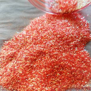 .015 Hex Color Shift Glitter - Coral Extreme
