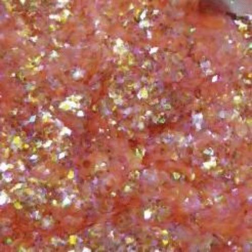 .040, .094 Hex & Diamonds Ultra Premium Chunky Color Shift Polyester Glitter - Coral Me Crazy