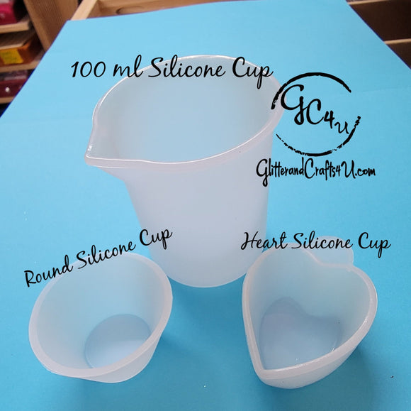 Silicone Cups & Stirrer(s) Set