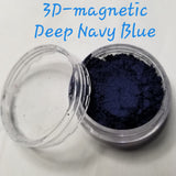 3D Magnetic Pigment Powder - Deep Navy