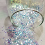 .015 - .040 Hex & Diamond Ultra Premium Iridescent Polyester Glitter Mix - Diamond Obsession
