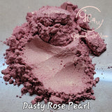 Mica Pigment Powder -  Pearl Series - Dusty Rose Pearl