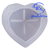 Faceted Heart Mold