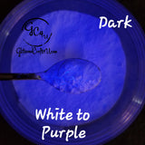 Glow in the Dark Pigment Powder - Water Based - Purple