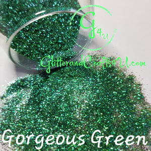 .015 Ultra Premium Metallic Polyester Glitter Mix - Gorgeous Green