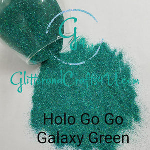 Holographic Go Go Galaxy Green