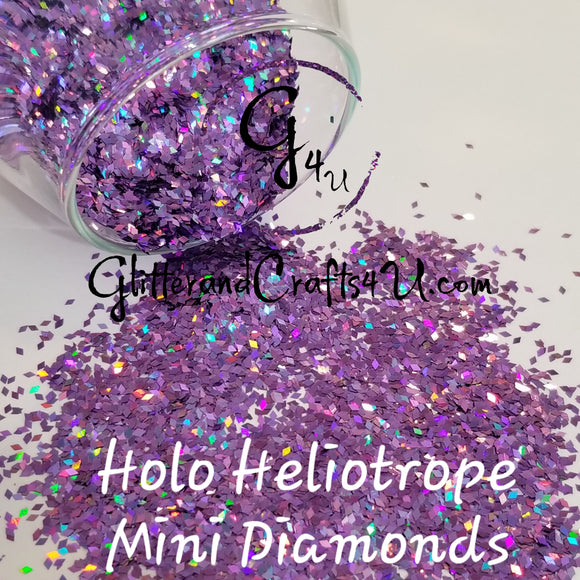 Mini Diamond Holographic Glitter - Holo Heliotrope