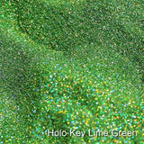 Holographic Key Lime Green
