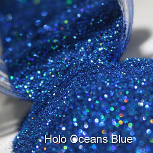 Holographic Oceans Blue
