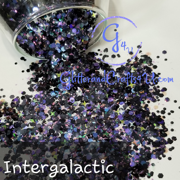 .062 & .094 Hex Ultra Premium Iridescent & Metallic Polyester Glitter Mix - Intergalactic