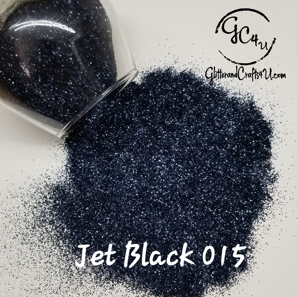 .015 Hex Ultra Premium Metallic Polyester Glitter - Jet Black 015 ...